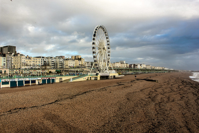 La costa de Brighton