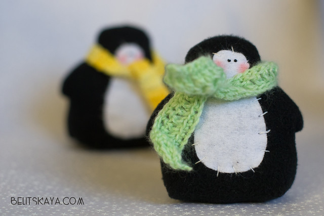 Пингвины в шарфах