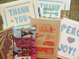 Hatch Show Print letterpress cards and notebooks