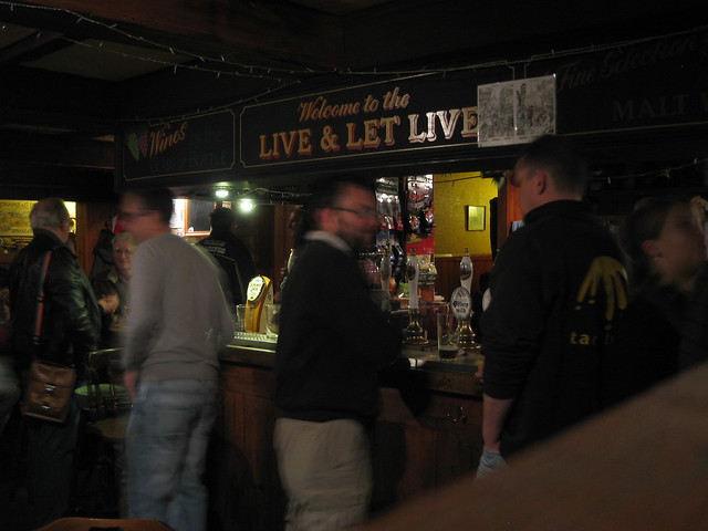 Live and Let Live pub in Cambridge