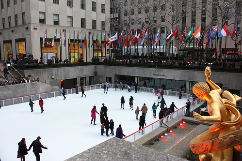 Ice rink at Rockefeller