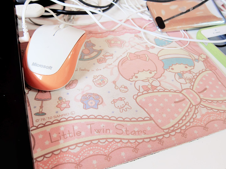 little twin stars mouse pad