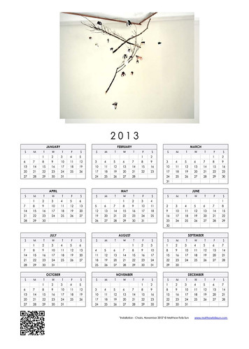 2013 Calendar - Chairs Installation