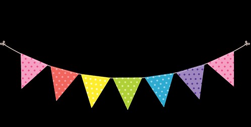 Bunting---Dots-and-Stripes---Rainbow---5