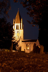Churches at night