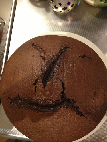 face in my cake!