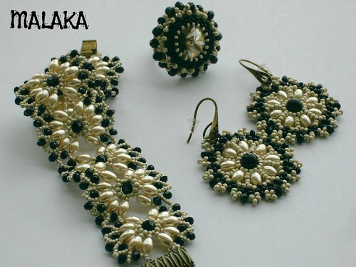 Conjunto perla y negro by Malaka65