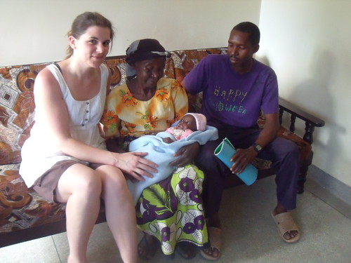 Father, Grandmother & Baby with Claire