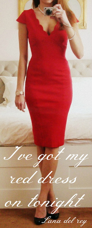 Red Dress - Lana del Rey Quote