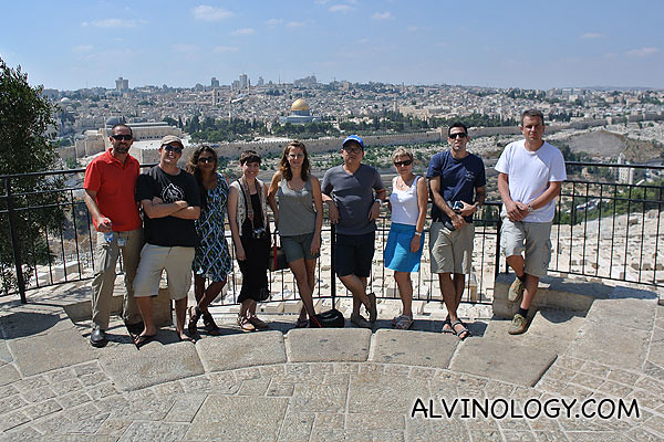 Group picture at Jerusalem 