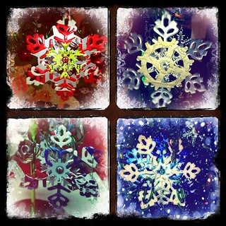 Snowflake Die Cut Ornaments