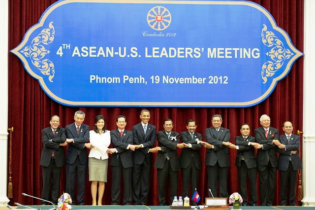President Obama Poses for the ASEAN-U.S. Leaders' Meeting Family Photo