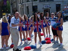 Olympic Cheer Leaders 2012 at Trafalgar Square