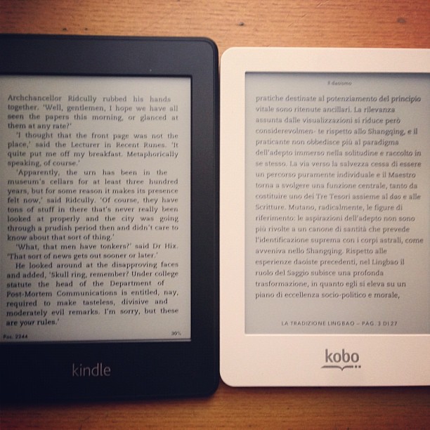 Kindle Paperwhite vs. Kobo Glo