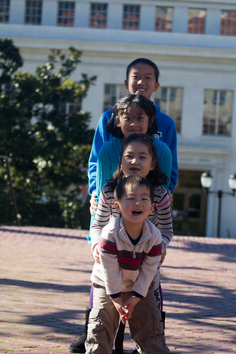 四个娃娃在UC Berkeley