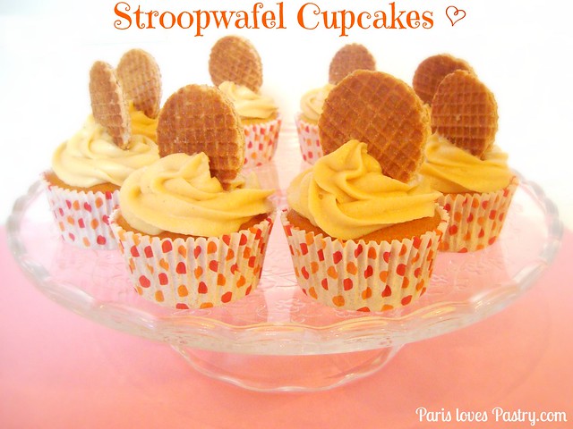 Dutch Stroopwafel Cupcakes