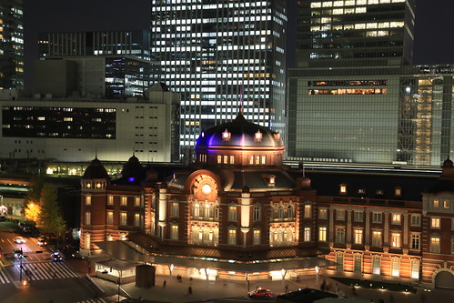 New Old Tokyo Station Night View (test ISO2000)