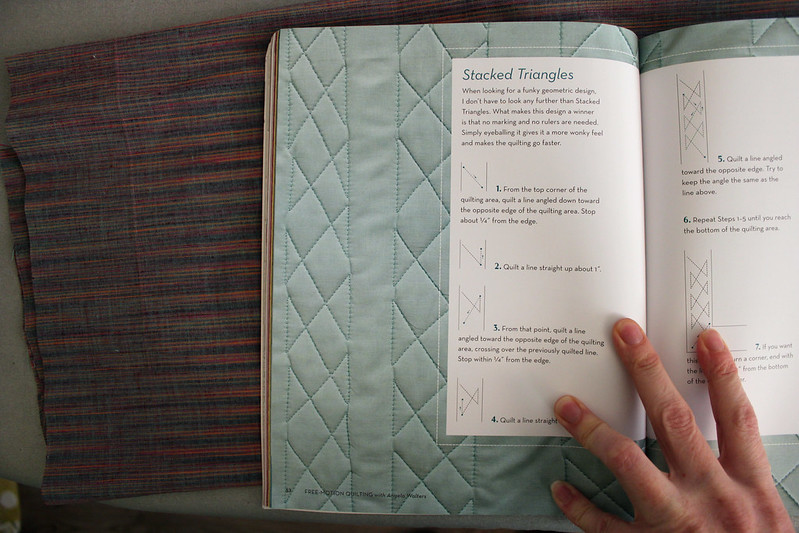 a page in Free-Motion Quilting by Angela Walters