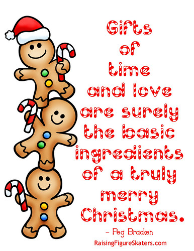 "Basic Ingredients of a Truly Merry Christmas" Word Art Freebie