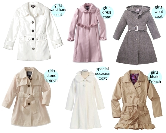 fashionable neutral colored coats for girls
