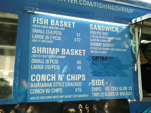 fishing shrimp menu