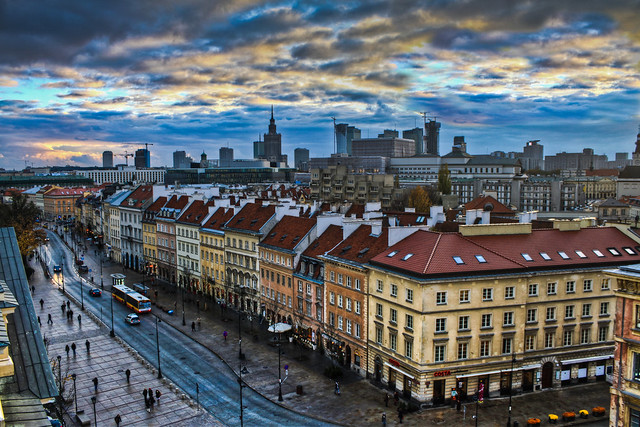 0327 - Poland, Warsaw, City View HDR