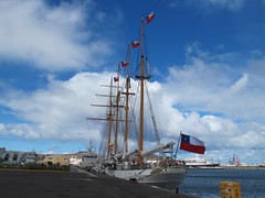 El buque escuela "Esmeralda" de la Armada de Chile en Las Palmas de Gran Canaria  