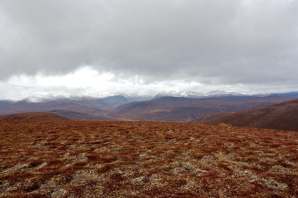 The Cairngorms beyond Glen Dee