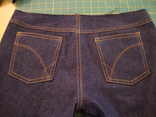 J. Stern Designs jeans in progress day 2