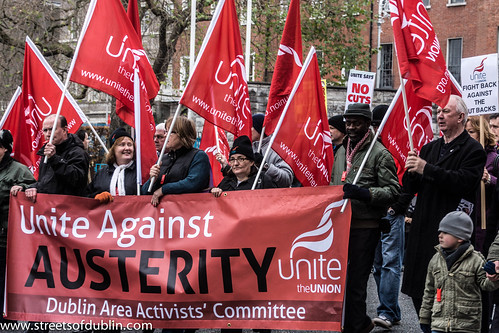 Protest: Unite Against Austerity by infomatique