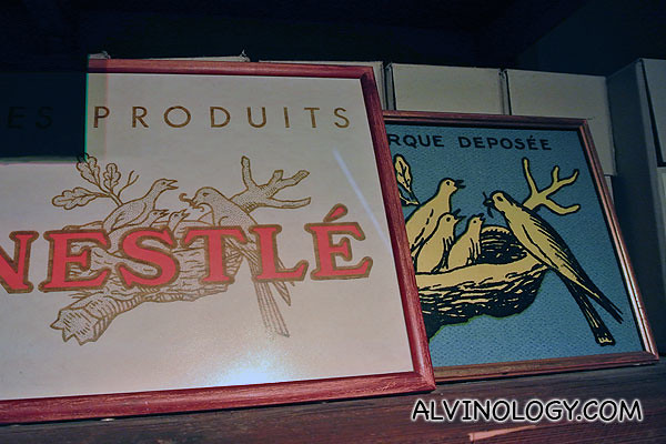 Products with old Nestle logos 