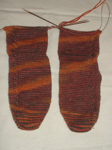 recent knitting 11-13-12 socks