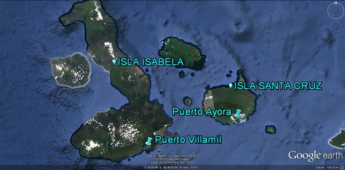 Galapagos Islands (via Google Earth)