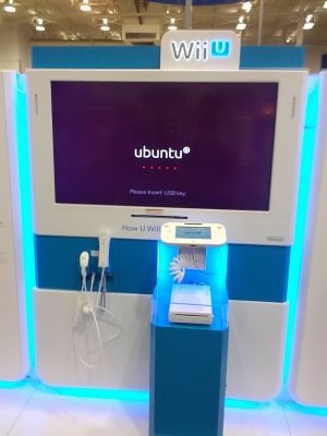 Wii U demo kiosks running Ubuntu