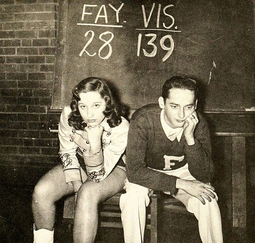 Most School Spirit, Senior Superlatives, Fayetteville High School, 1952