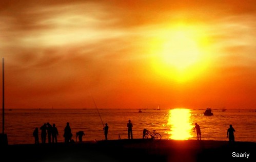 My coast's sunset silhouettes (2 months ago)   ☼☼ ☼☼  ☼☼ by *Saariy*