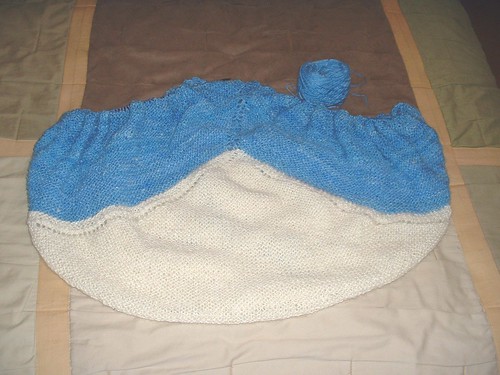 handspun
blanket mostly blue