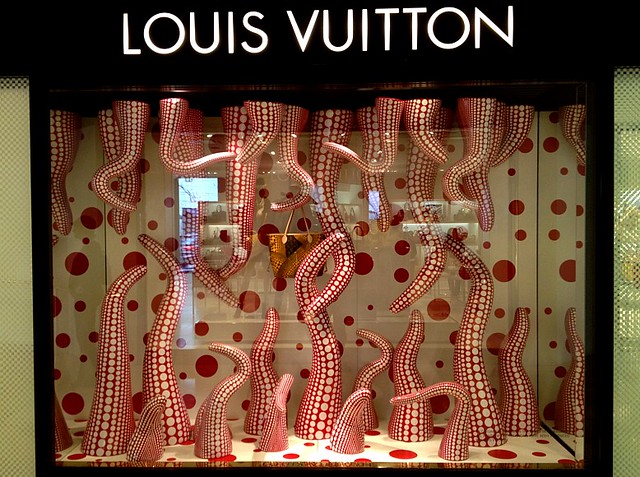Somewhat Lovecraftian Louis Vuitton display window in Pioneer Place mall, Portland, Oregon ...