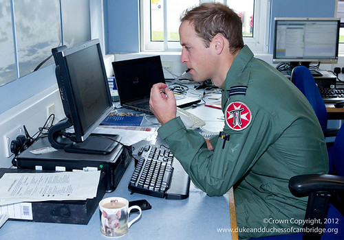 Flight Lieutenant William Wales on shift at C Flight 22 Squadron