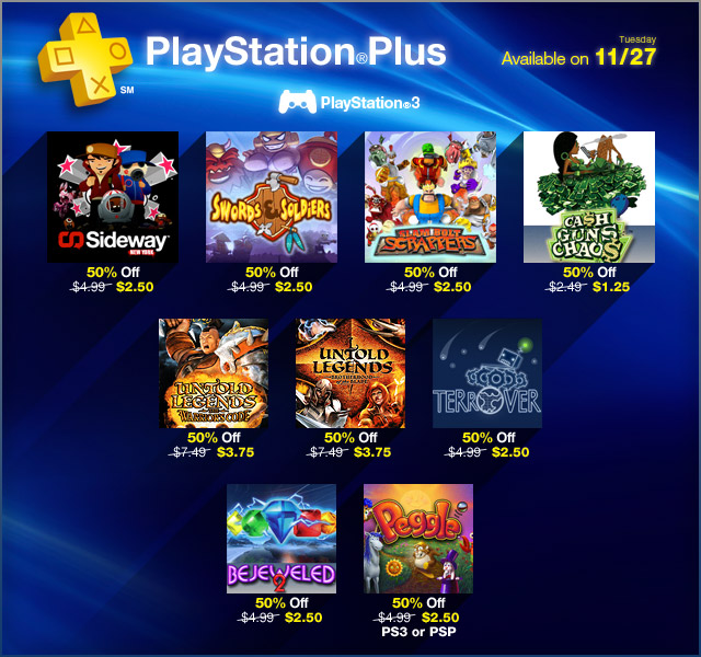 PlayStation Store Update 11-27-2012