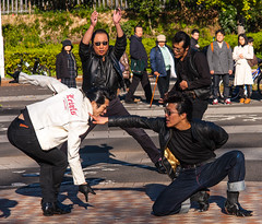 Dancers in Yoyogi Park, Shibuya, Tokyo, Japan