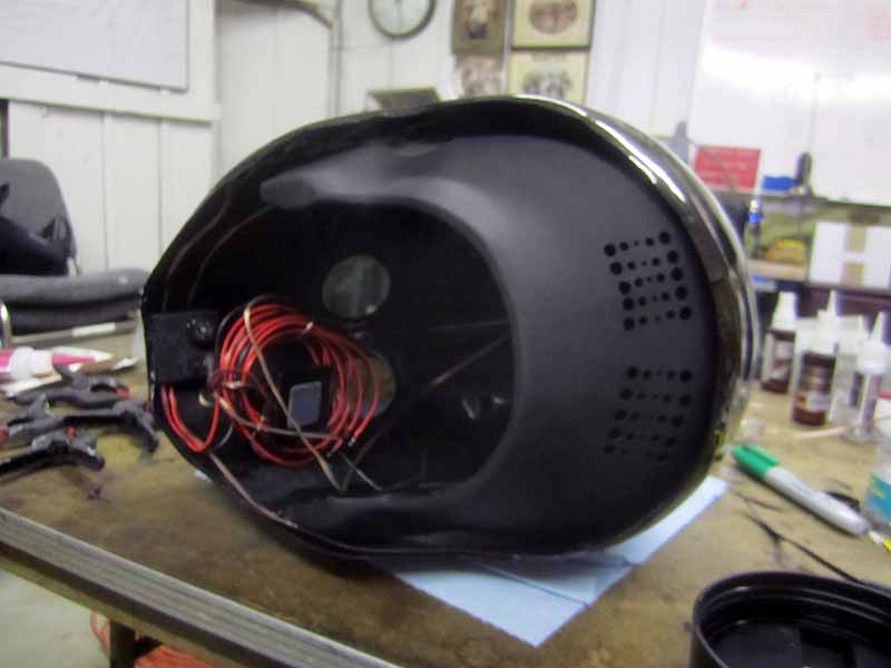 Helmet Assembled With Rear Fairing