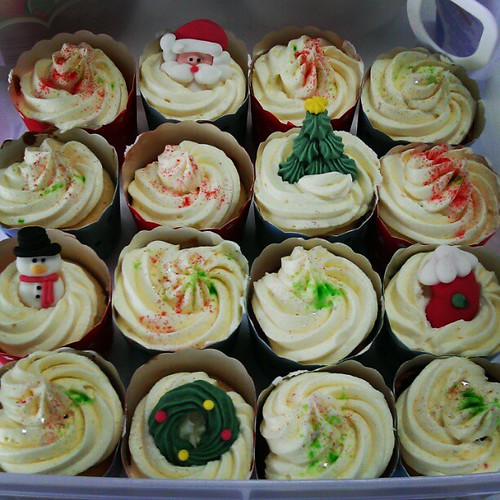 My Limoncello cupcakes for our work xmas party at @stamfordUX
