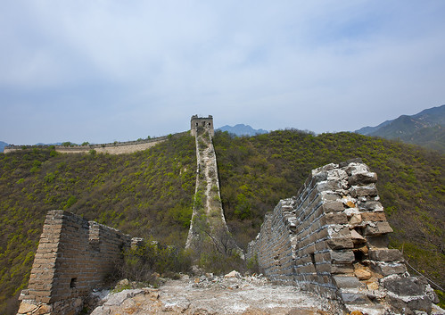 The Great Wall, Non Renovated, Beijing, China by Eric Lafforgue