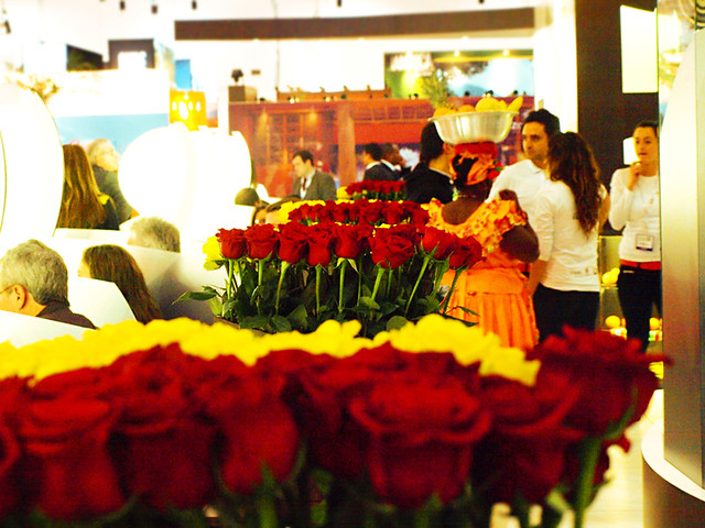 Flowers, World Travel Market, London