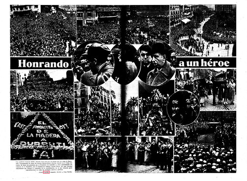 La Vanguardia 24 de noviembre de 1936, entierro de Buenaventura. by Octavi Centelles
