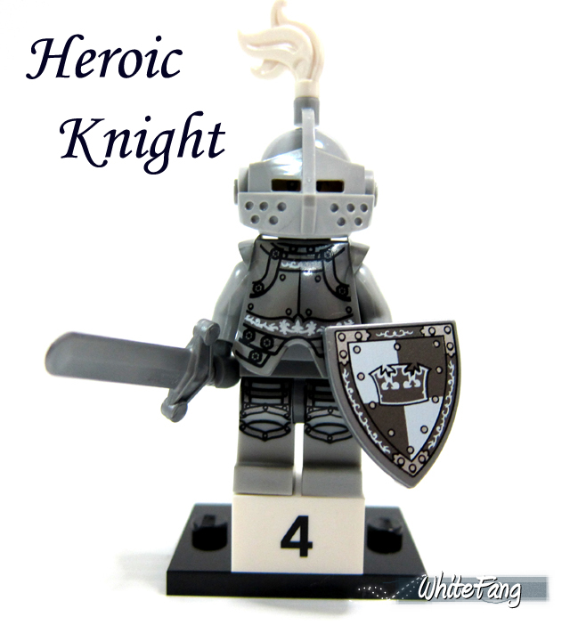 col09-4 NEW LEGO Heroic Knight Series 9 FROM SET 71000 COLLECTIBLES 