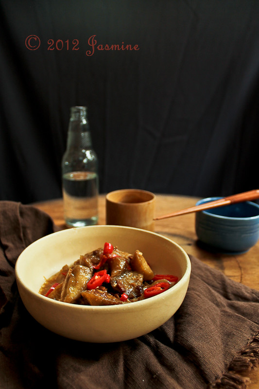 Spicy Eggplant in Yellow Bean Sauce