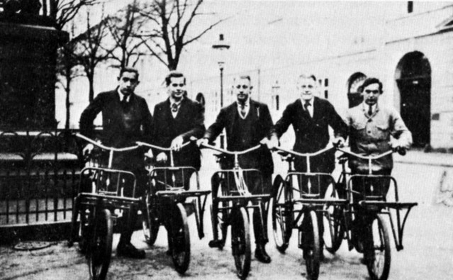Dapper Bike Messengers in Copenhagen