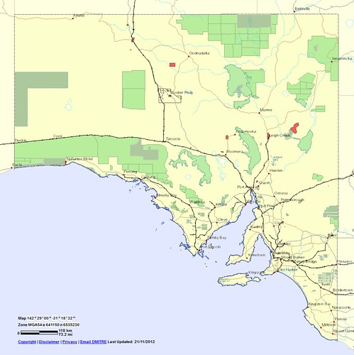 sa 02 - south australia - reserves with restricted exploration or none